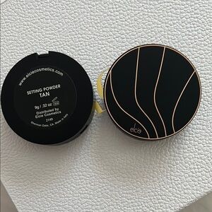 Elcie cosmetics tan and medium setting powder&coral reef multi dimensional blush